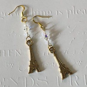 Swarovski Eiffel Tower Crystal earrings NEW